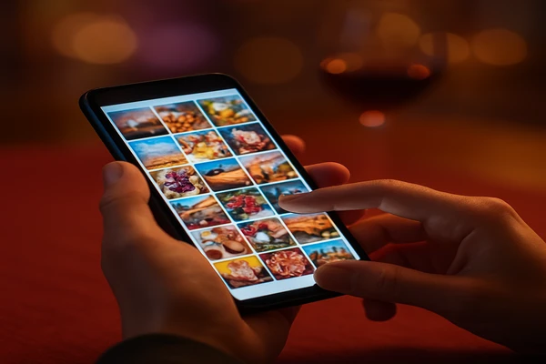 4777b প্ল্যাটফর্মে হাতের স্মার্টফোন নিয়ে একজন ব্যবহারকারী স্বাচ্ছন্দ্যে ডিজিটাল প্ল্যাটফর্ম ব্যবহার করছেন