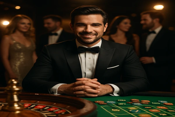 4777b-এর নিয়ন আলোয় সজ্জিত আধুনিক গেমিং প্ল্যাটফর্মে স্টাইলিশ উপস্থাপনা