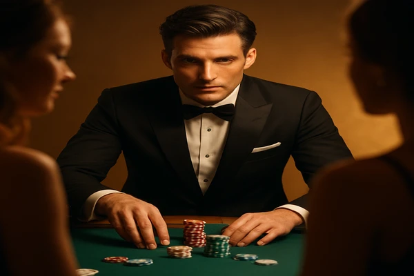 একজন নারী ল্যাপটপে অনলাইন গেম উপভোগ করছেন, 4777b এর গেমিং প্ল্যাটফর্মের চারদিকে আলোকিত পরিবেশ ফুটে উঠেছে